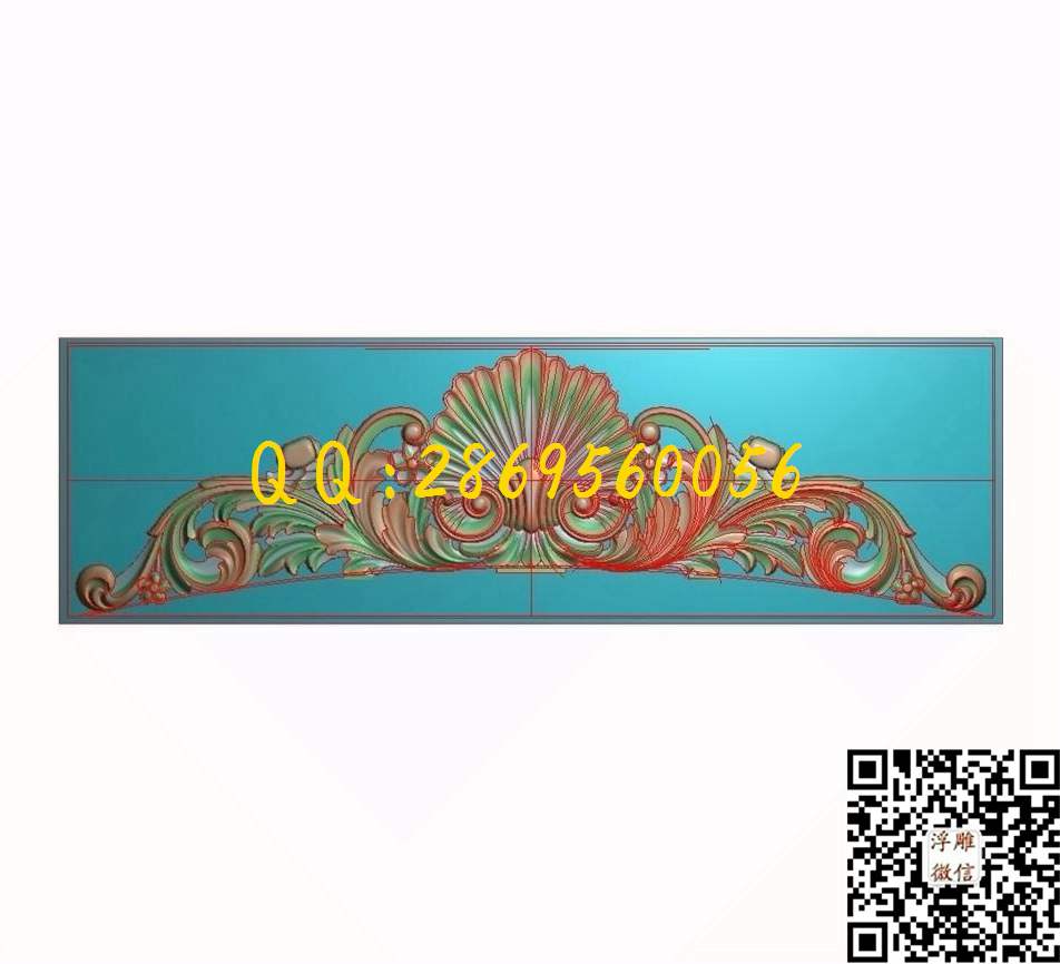 门花560-170-8_欧式长条洋花横洋花门楣门头花门花洋贴花门上花镂空洋花精雕图浮雕图